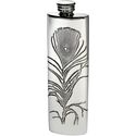 Peacock Pewter Purse Flask 3oz