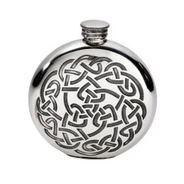 Round Celtic Knot Flask