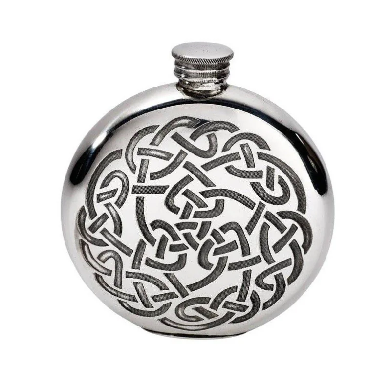 Round Celtic Knot Flask