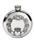 Round Claddagh Flask