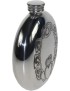 Round Claddagh Flask