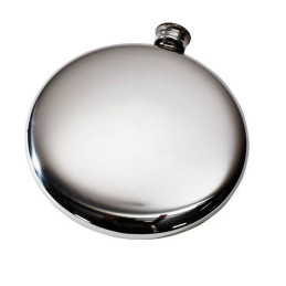 Round Lion of Scotland Flask