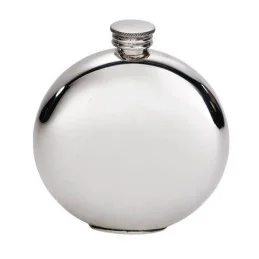 Round Usquabae Single Thistle Flask