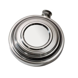 Clay Shot Pewter Flask