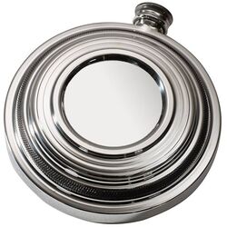 Clay Shot Pewter Flask
