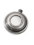 Clay Shot Pewter Flask