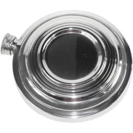 Clay Shot Pewter Flask
