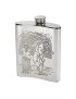 Cricket Scene Hip Flask
