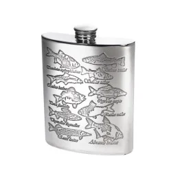 Fish Scene Hip Flask