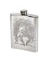 Football Scene Hip Flask