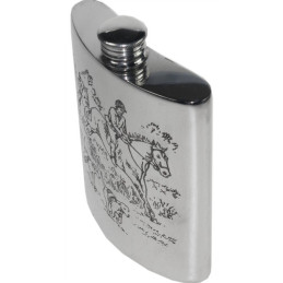 Hunting Scene Hip Flask