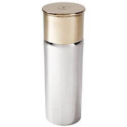 Pewter and Brass Cartridge Flask
