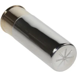 Pewter and Brass Cartridge Flask
