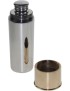 Pewter and Brass Cartridge Flask