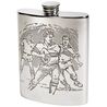 Rugby Scene Hip Flask