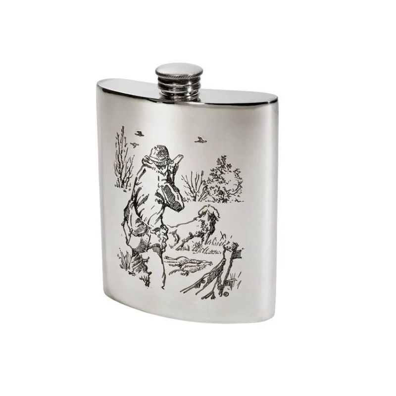 Shooting Scene Hip Flask