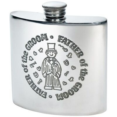 Father of the Groom Kidney Hip Flask