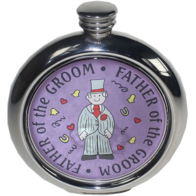 Father of the Groom Picture Flask