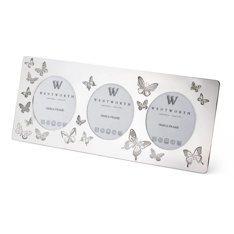Butterfly Triple Photo Frame