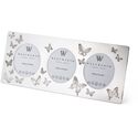 Butterfly Triple Pewter Photo Frame