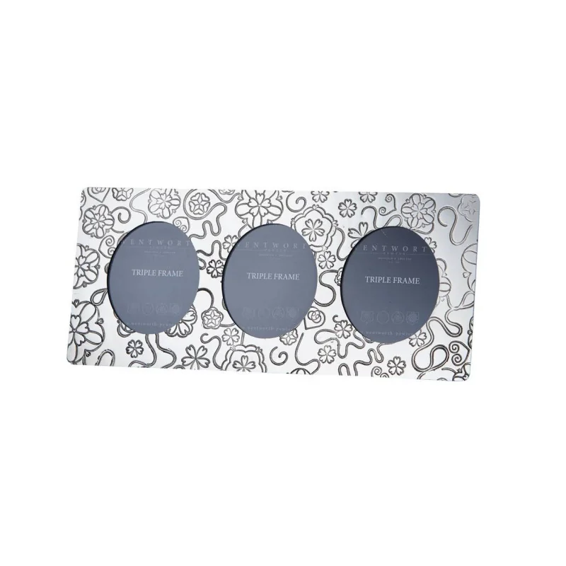 Yorkshire Rose Triple Photo Frame