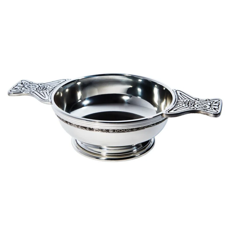 Large Plus Celtic Band Quaich