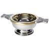 Pewter and Brass Rim Quaich Small