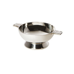 Celtic Silver Plated Quaich (2 inch)