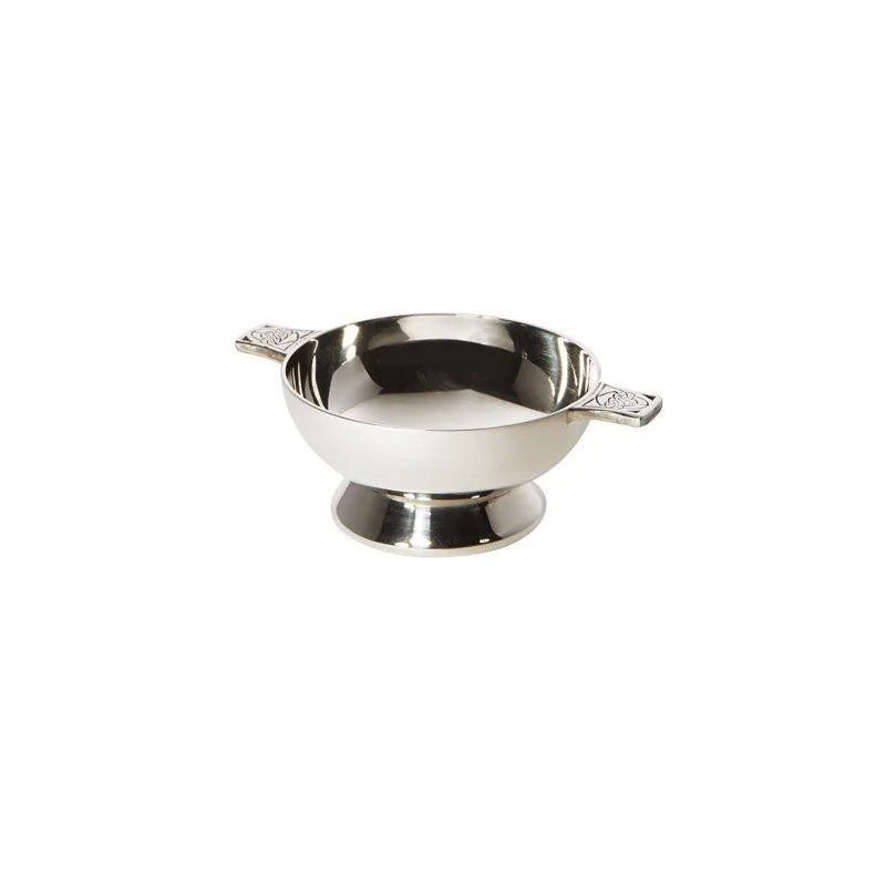 Celtic Silver Plated Quaich (2 inch)