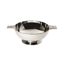 Celtic Silver Plated Quaich (3 inch)