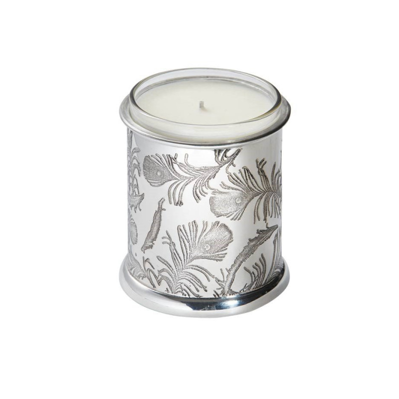Peacock Patterned Candle Votive