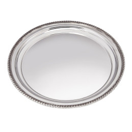 Gadroon Rim Tray Large