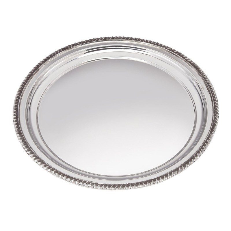 Gadroon Rim Tray Large