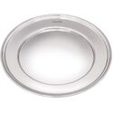 Plain Polished Pewter Plate Large