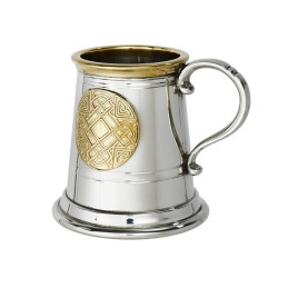 Celtic Gold Quater Pint Tankard