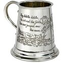 Cow Over the Moon Pewter Mug