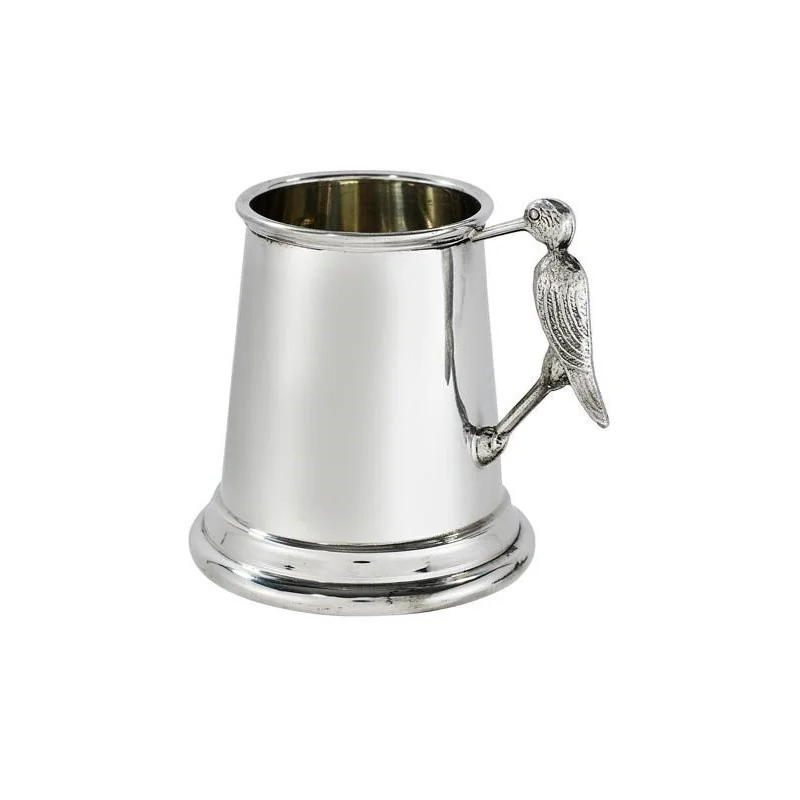 Stork Handle Pewter Mug Stork Handle Pewter Mug