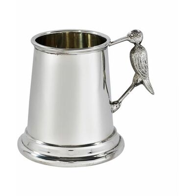 Stork Handle Pewter Mug