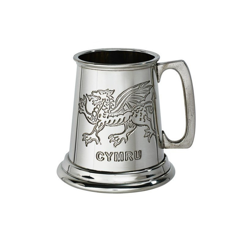 Welsh Dragon Quarter Pint Tankard