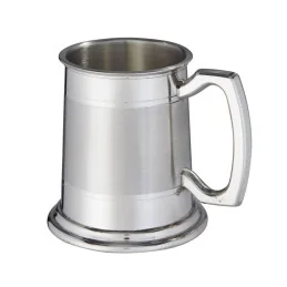 Double Lined Part Satin Tankard Half Pint