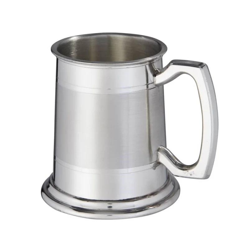 Double Lined Part Satin Tankard Half Pint