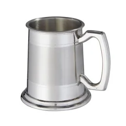Double Lined Part Satin Tankard Half Pint