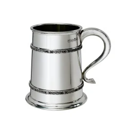 Double Celtic Bands Tankard