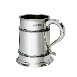 Double Celtic Bands Tankard