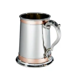 Double Copper Band Monarch Tankard
