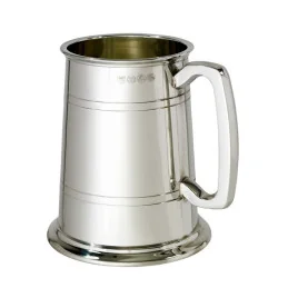 Double Lined Glass Base Tankard