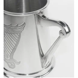 Irish Harp Pewter Tankard