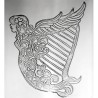 Irish Harp Pewter Tankard