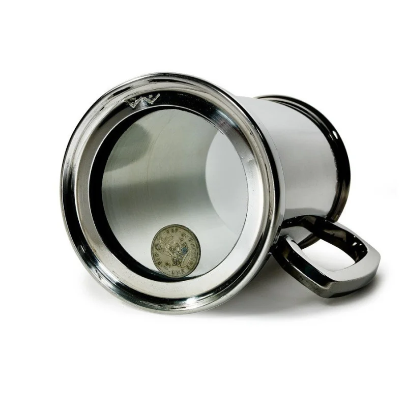 Kings Shilling Tankard with Glass Base