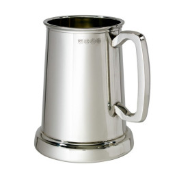 Kings Shilling Tankard with Glass Base